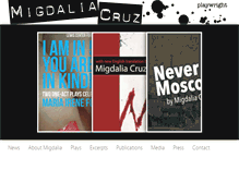 Tablet Screenshot of migdaliacruz.com